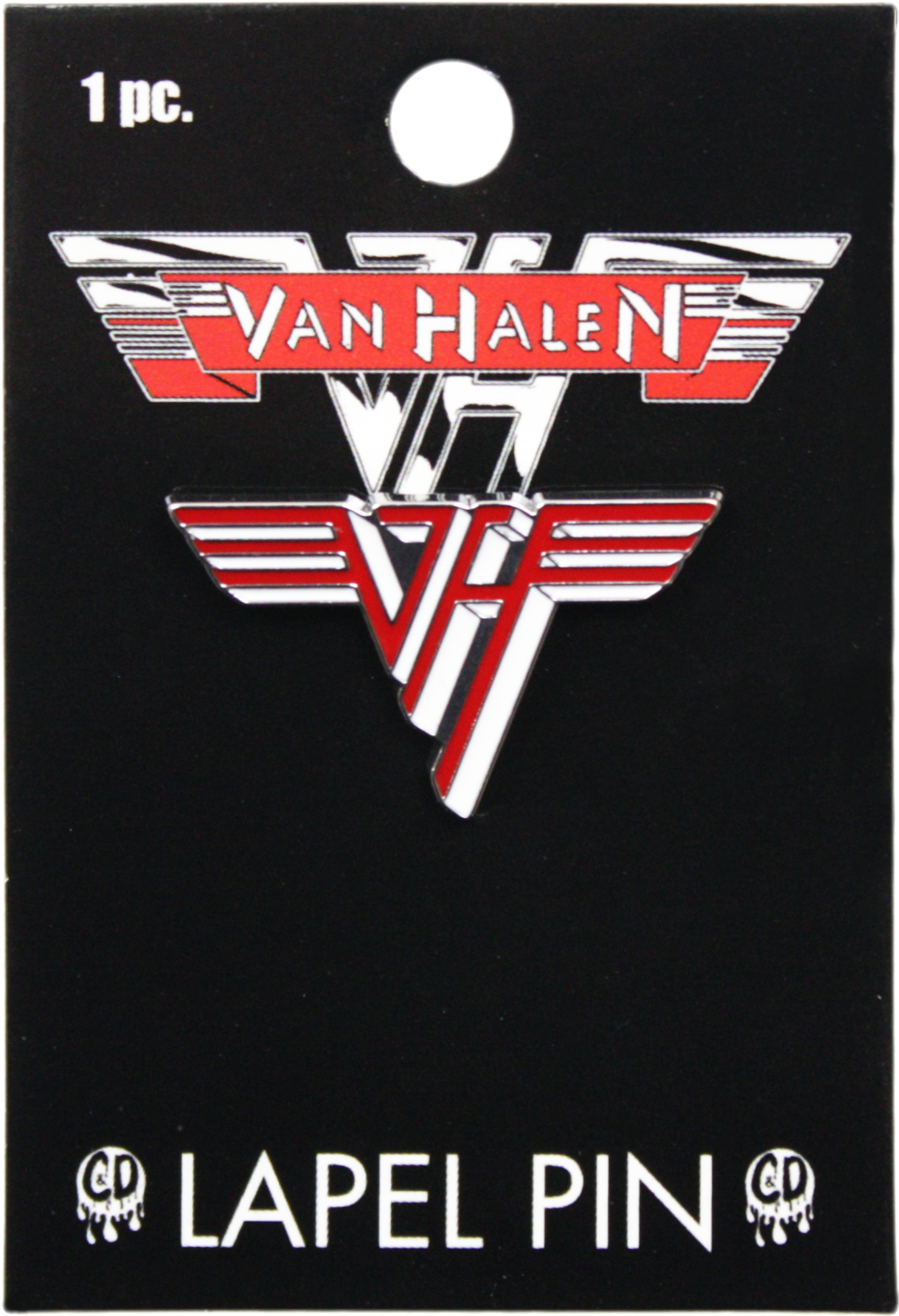 Enamel Pin - Van Halen - Logo - 1980s Rock Music Band