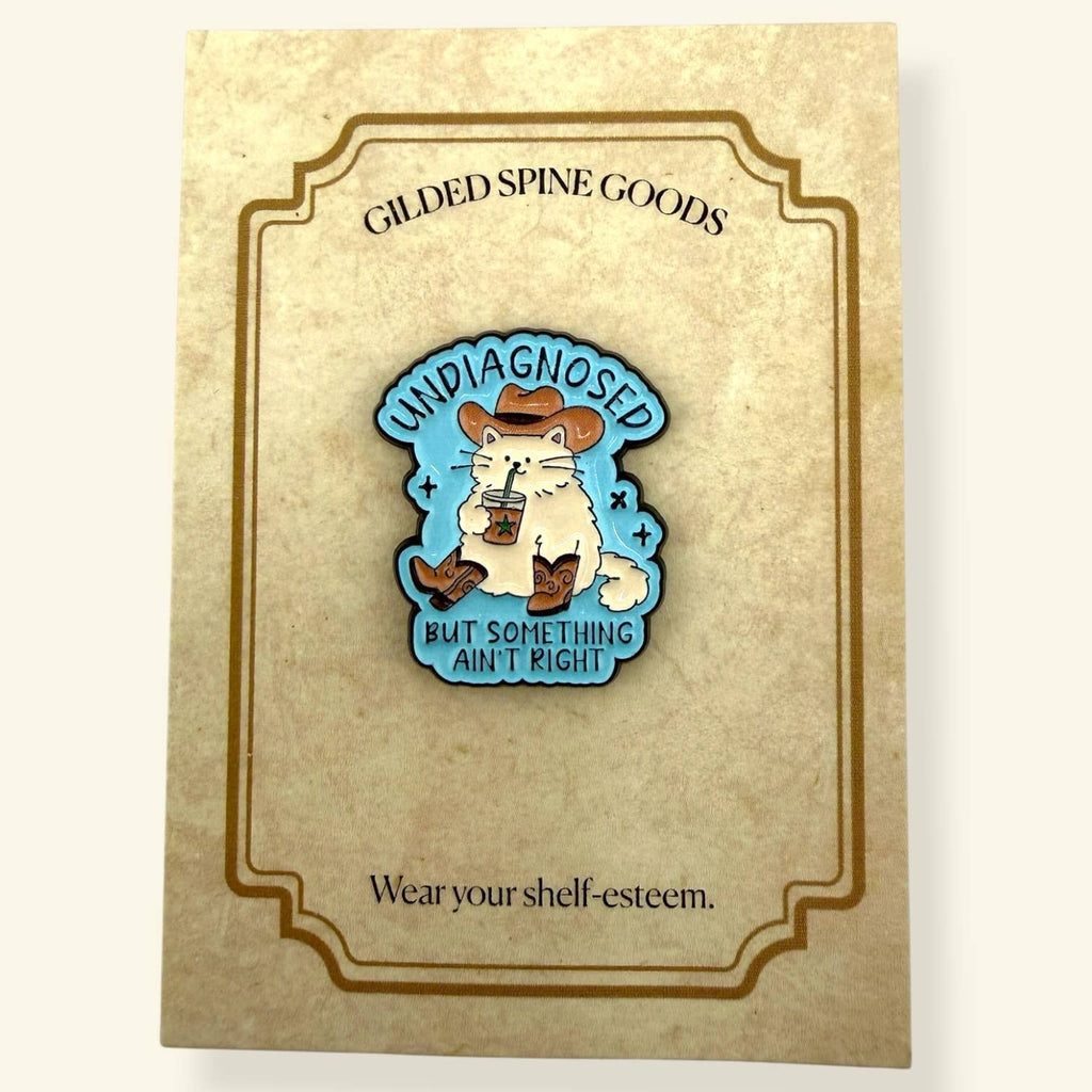 Undiagnosed - Bookish Merch Gift Enamel Pin