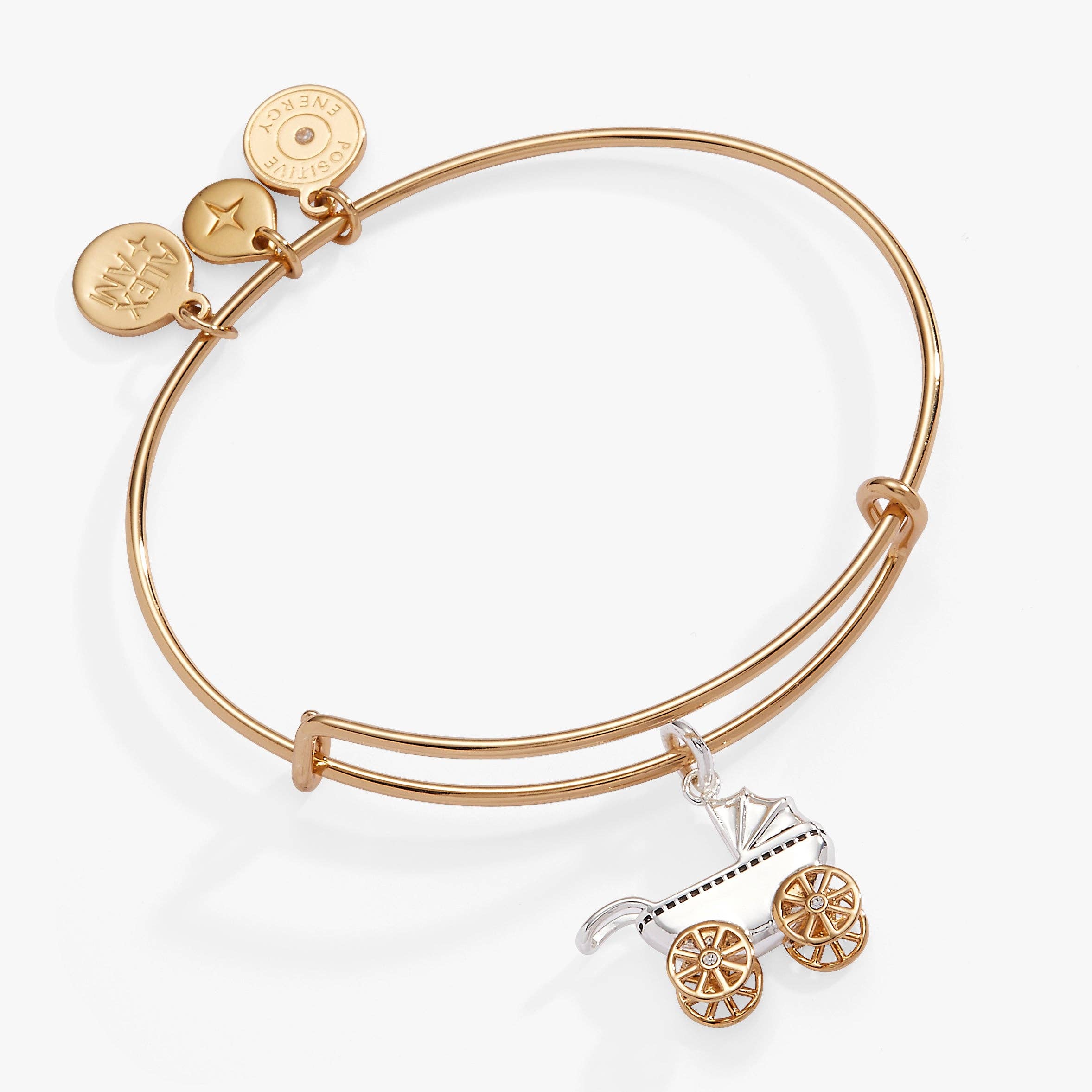 Baby Carriage Bangle: Two Tone