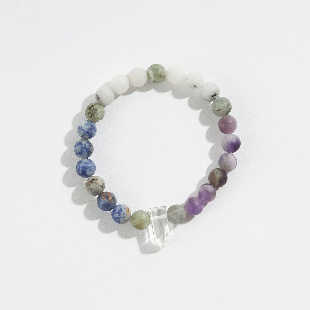 Zodiac Crystal Bead Bracelet Collection: Air 8mm
