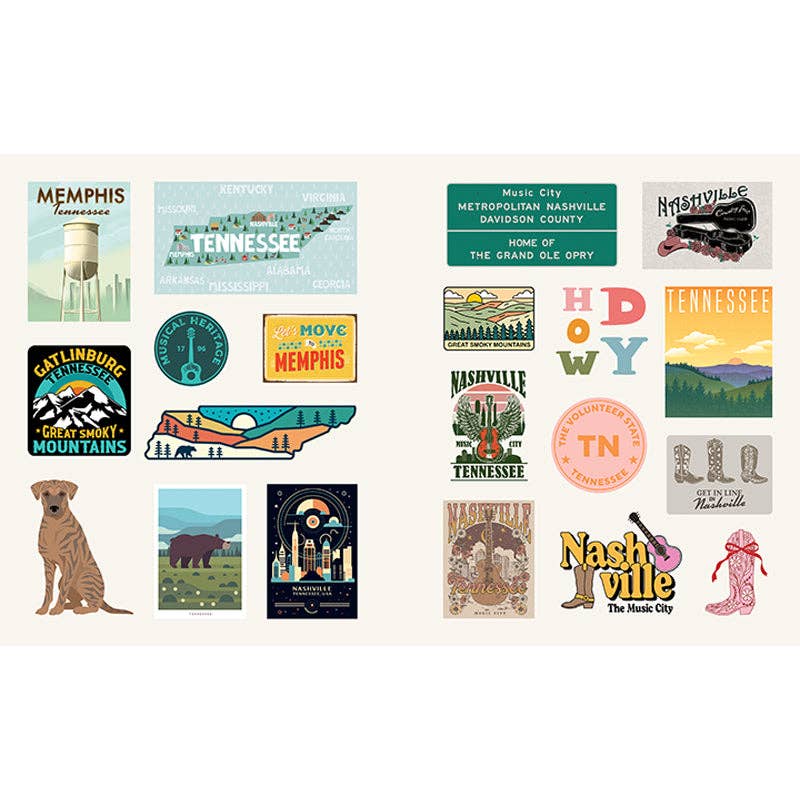 6/30 American Road Trip Sticker Book
