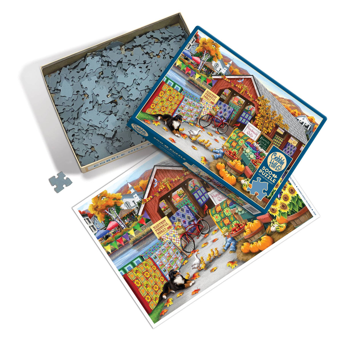 Harvest Festival 500-Piece Cobble Hill Puzzle
