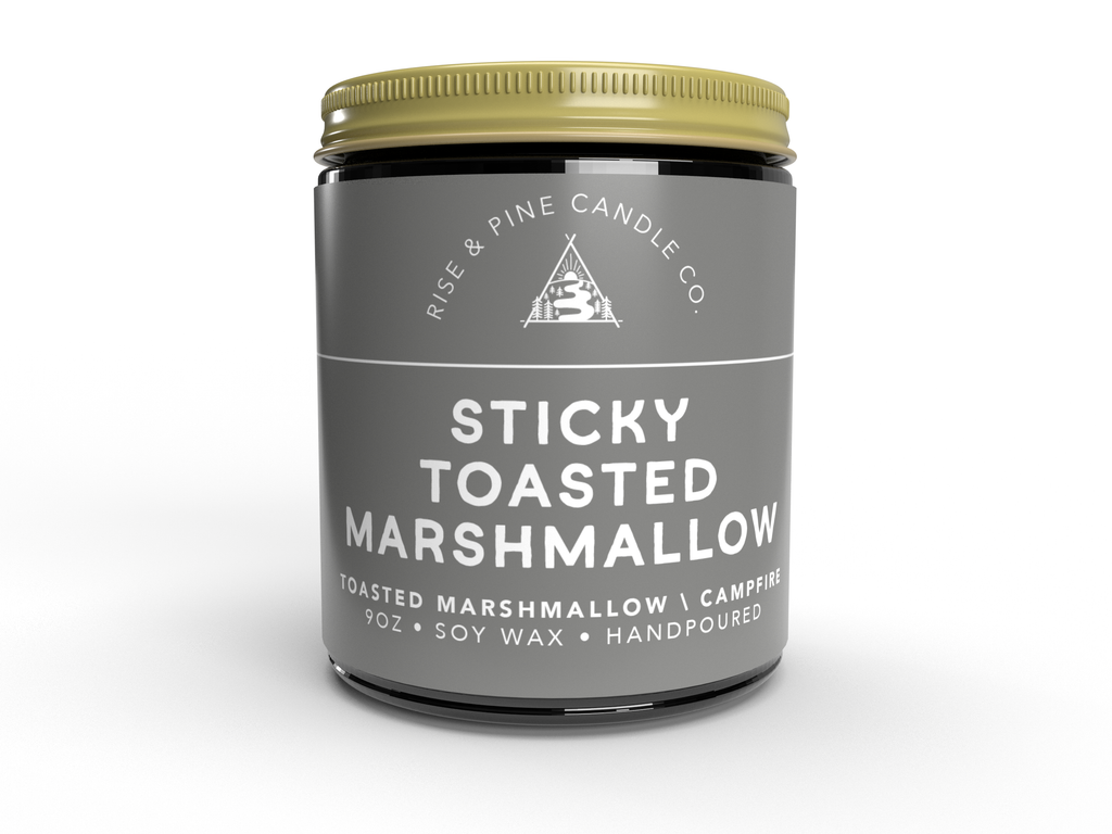 Campfire Marshmallow Soy Wax Candle - 9oz
