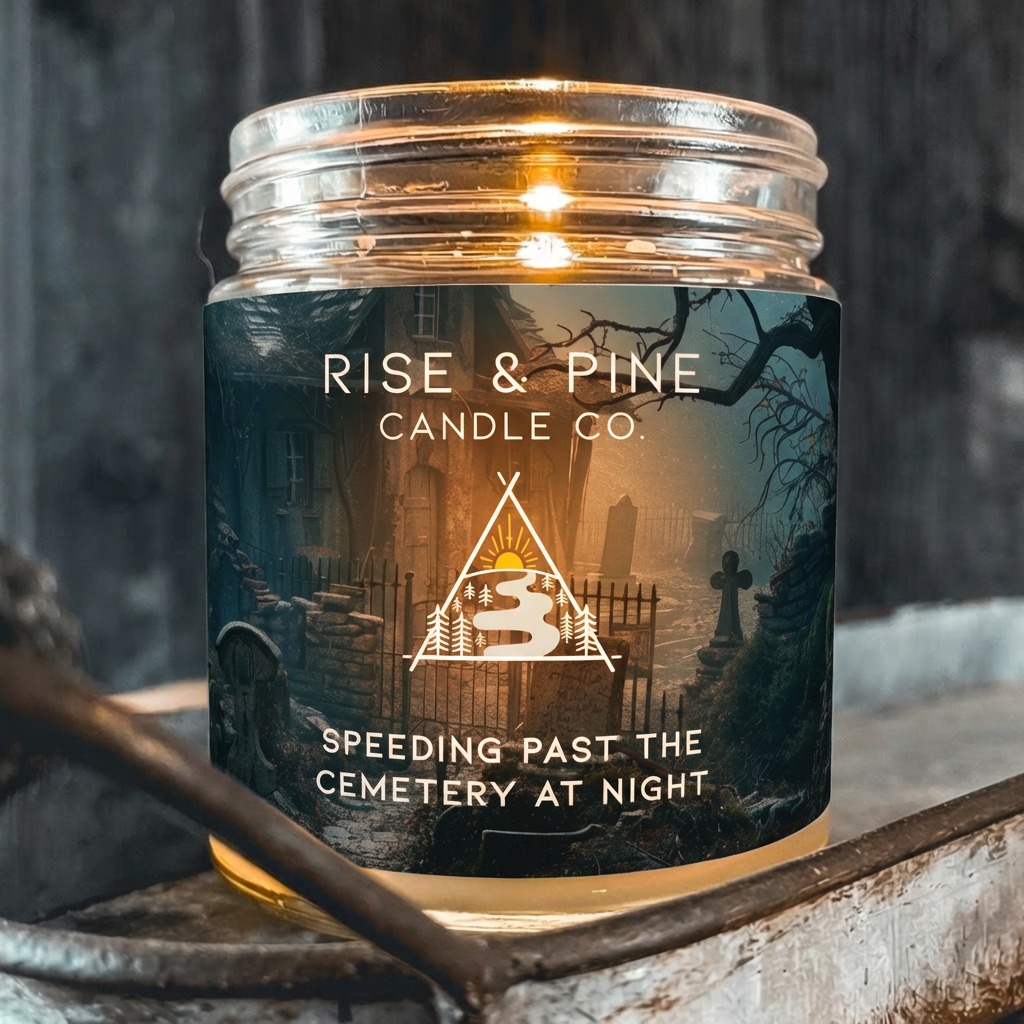 Cemetery Lavender Sandalwood Soy Wax Candle - 9oz