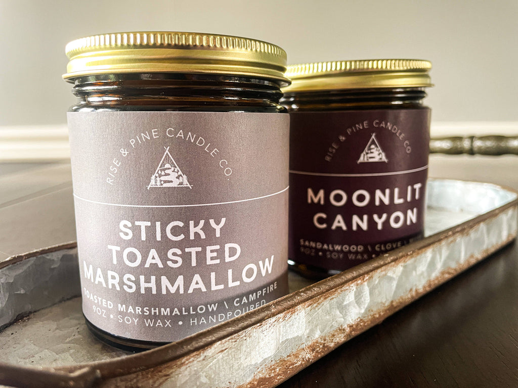 Campfire Marshmallow Soy Wax Candle - 9oz