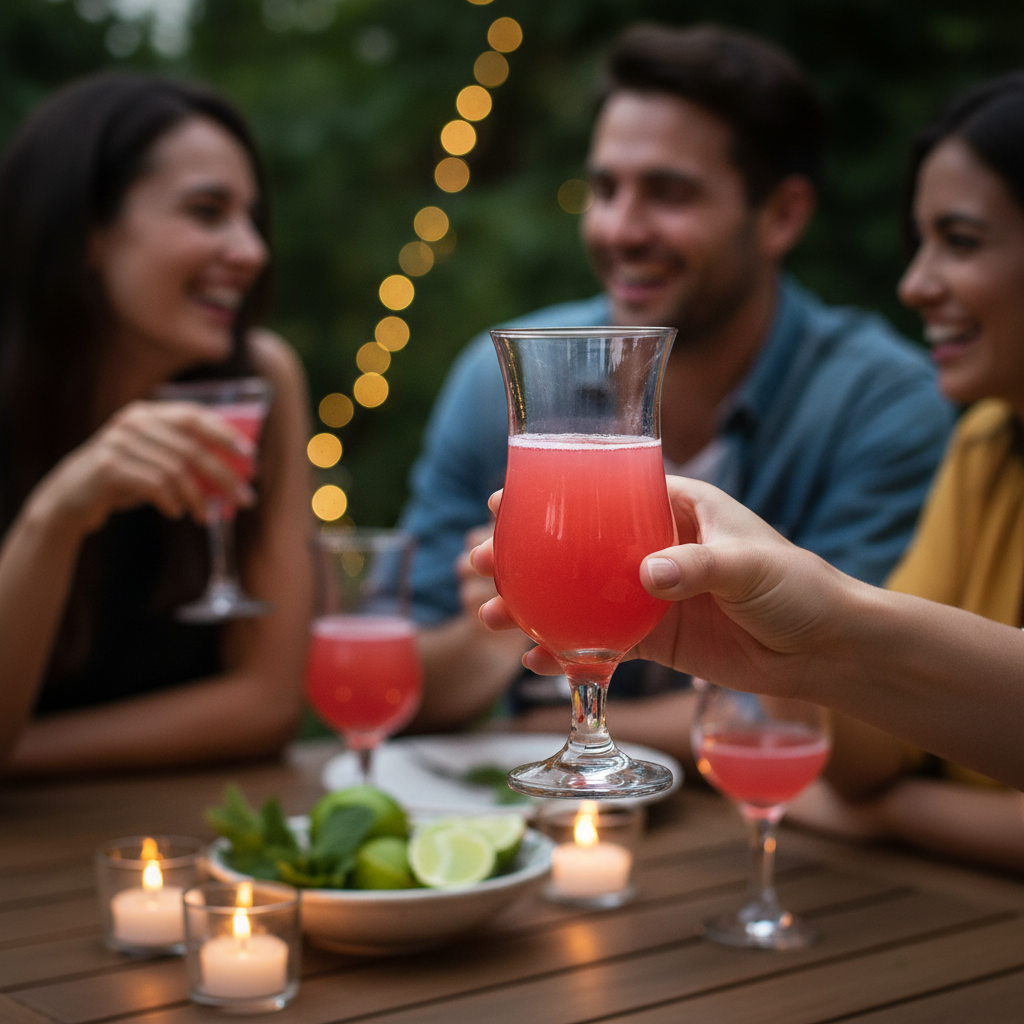 Lav - Fiesta Hurricane Cocktail Glass