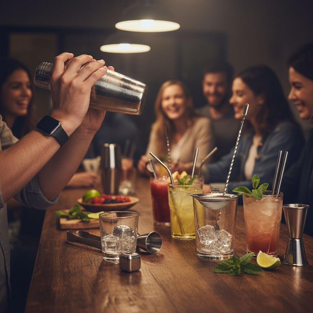 Mitbak 20-Piece Bartender Kit with Cocktail Shaker & Gifts