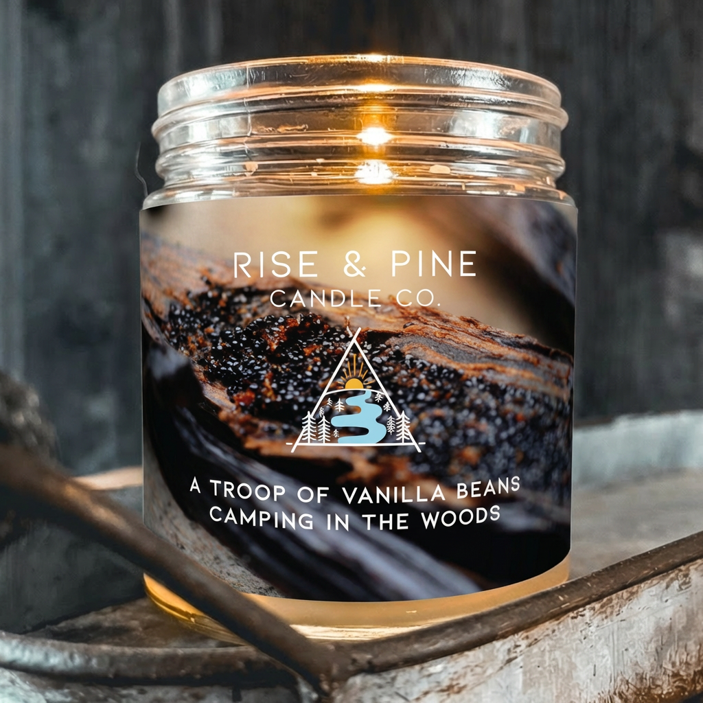 Vanilla & Sandalwood Soy Wax Candle
