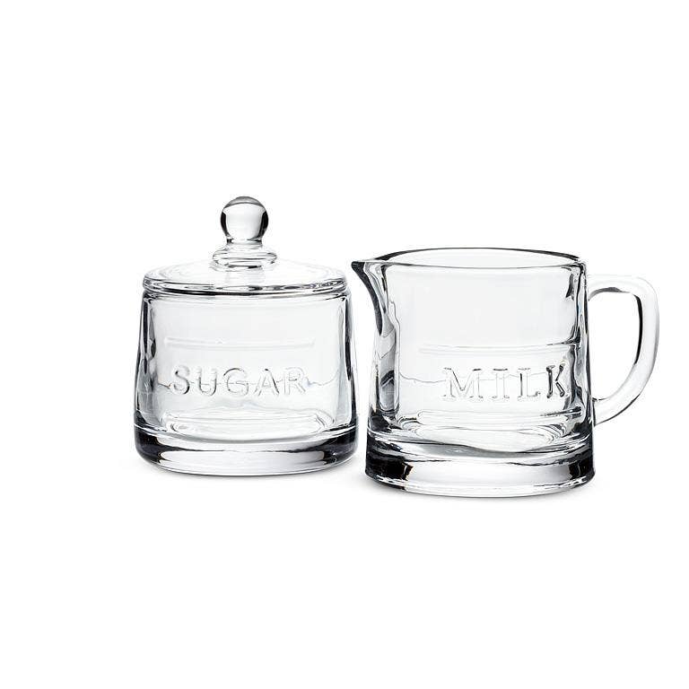 Classic Text Sugar Pot with Lid-4"H (10oz)