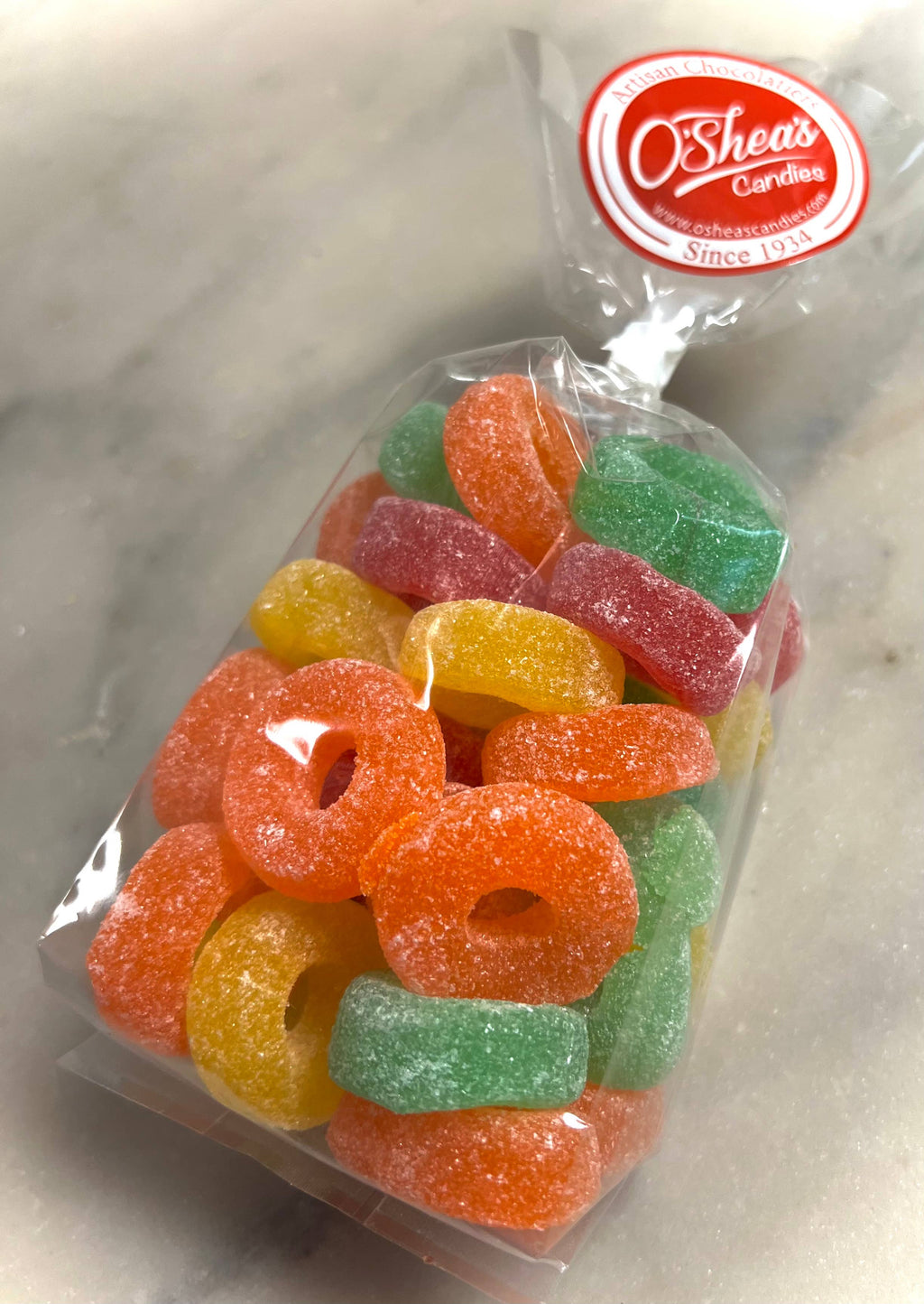 Gourmet Fruit Rings 🍒 🍊 🍋 Sanded Rings 3/4 Pound Flaire