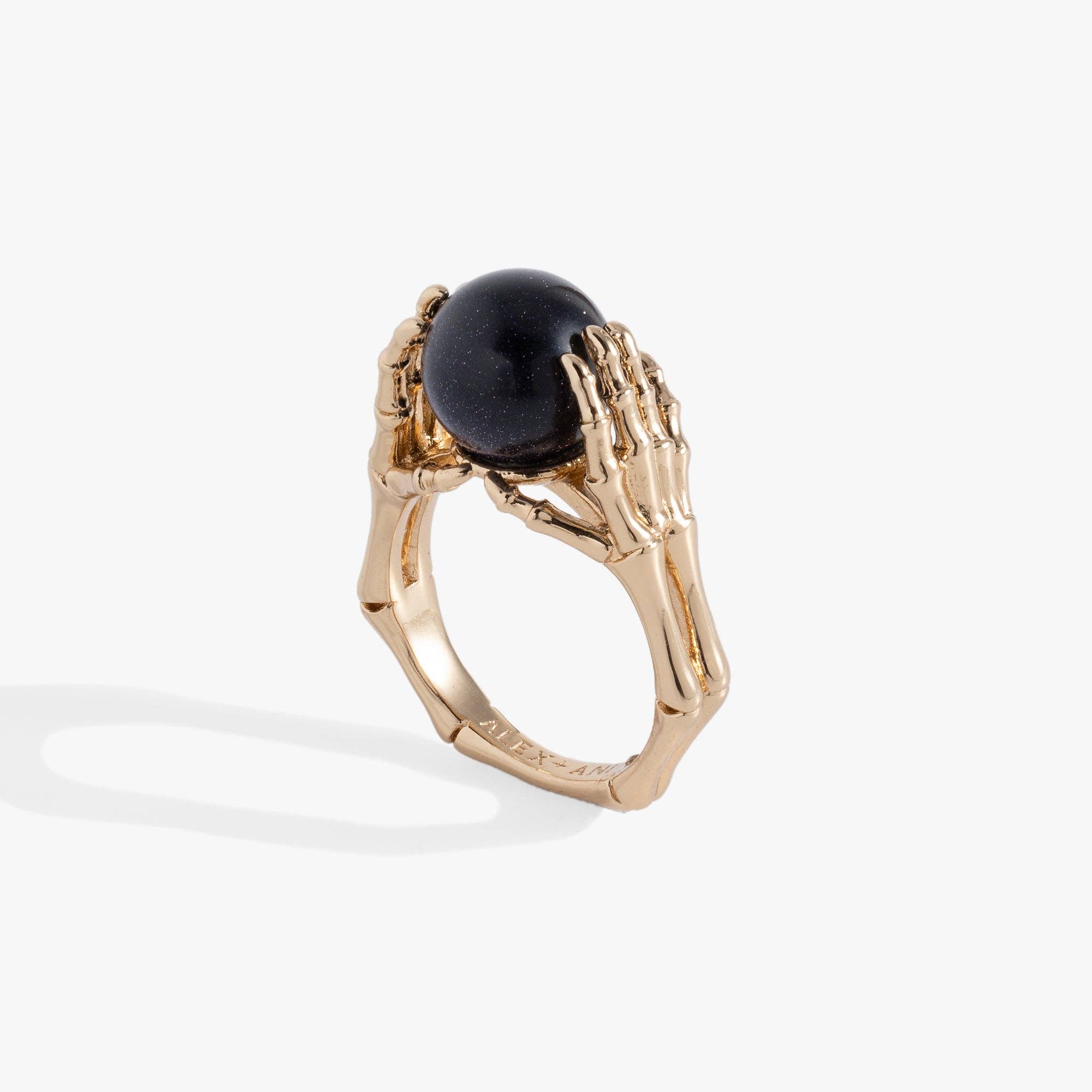 Crystal Ball Ring: Gold