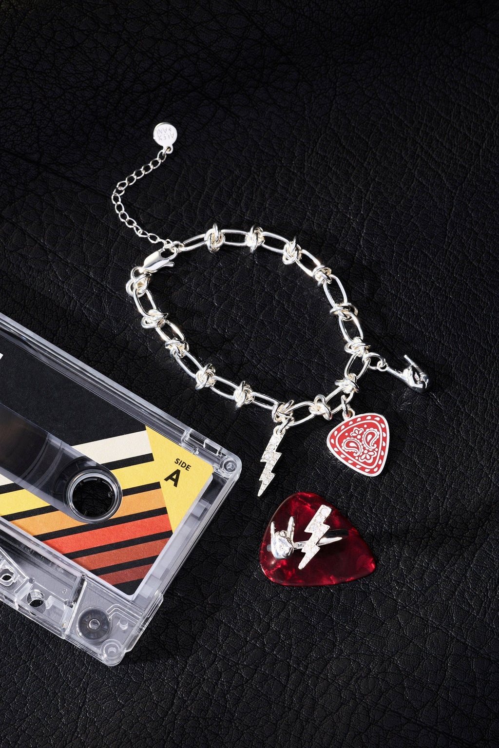 80s Rock Star Open Ring: Silver