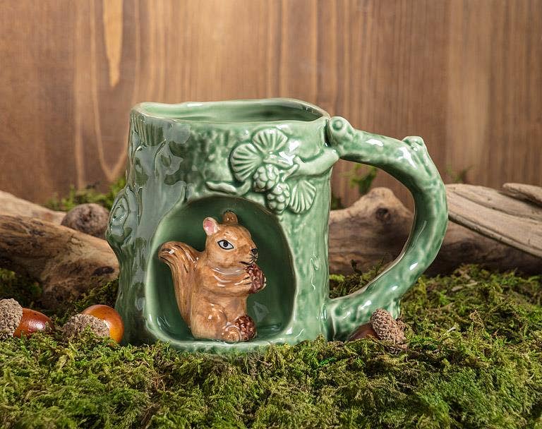Nature Inspired Mug with Alcove-4"H(11oz): Mushroom