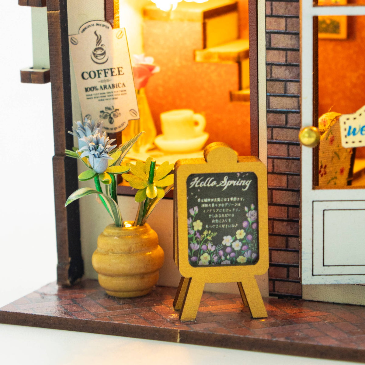 DIY Miniature House Kit: Golden Bakehouse