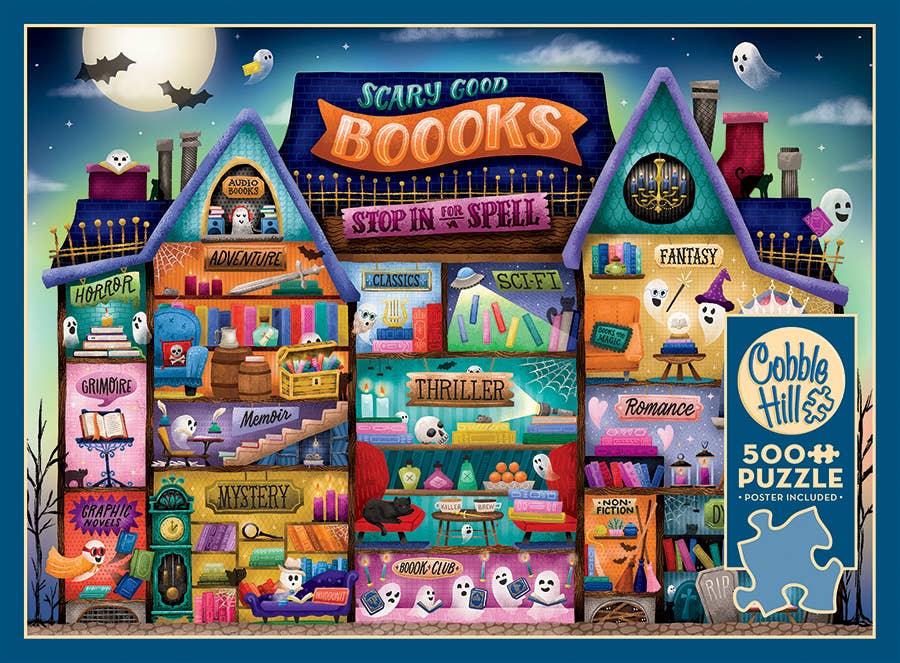 Scary Good Books 500-Piece Cobble Hill Puzzle