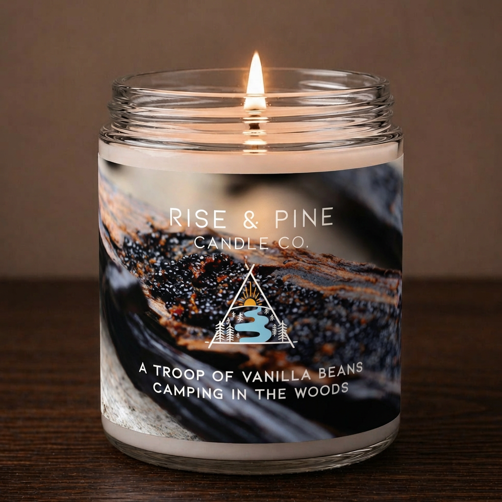Vanilla & Sandalwood Soy Wax Candle