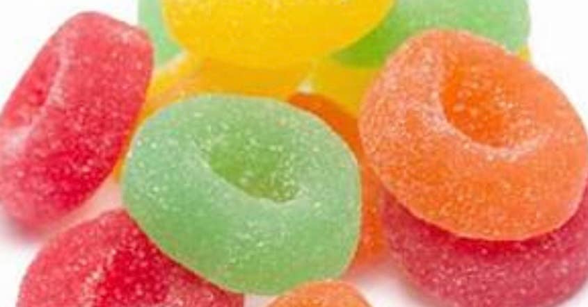 Gourmet Fruit Rings 🍒 🍊 🍋 Sanded Rings 3/4 Pound Flaire