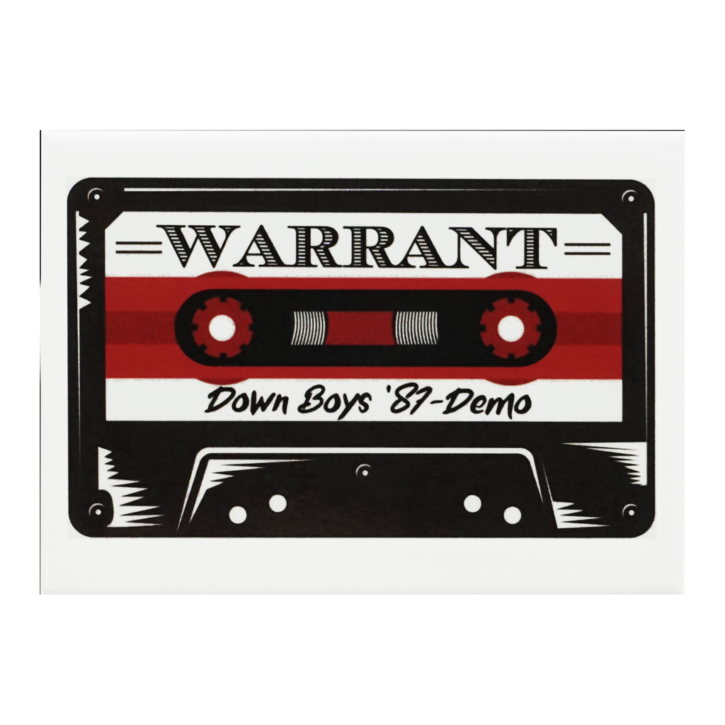 Magnet - Warrant Down Boys '87 Demo Cassette Glam Metal Band