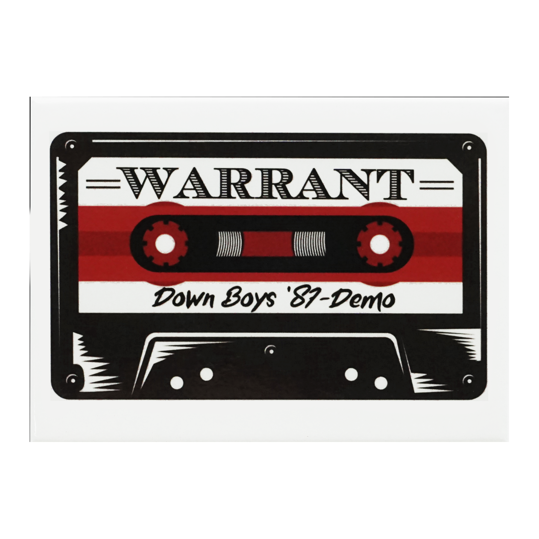 Magnet - Warrant Down Boys '87 Demo Cassette Glam Metal Band