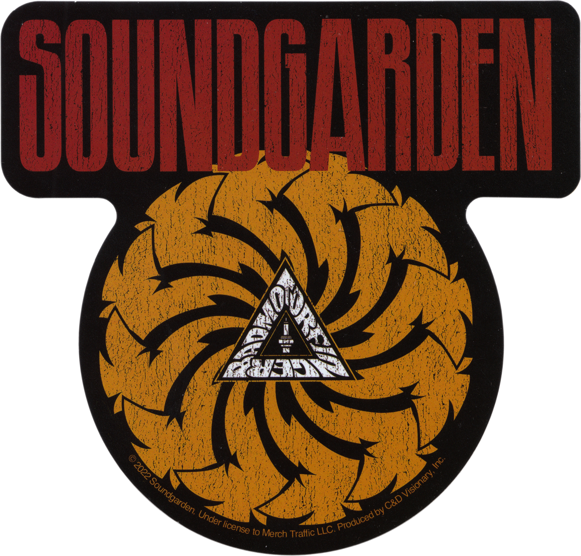 Sticker - Soundgarden - Badmotorfinger - 1990s Rock Music