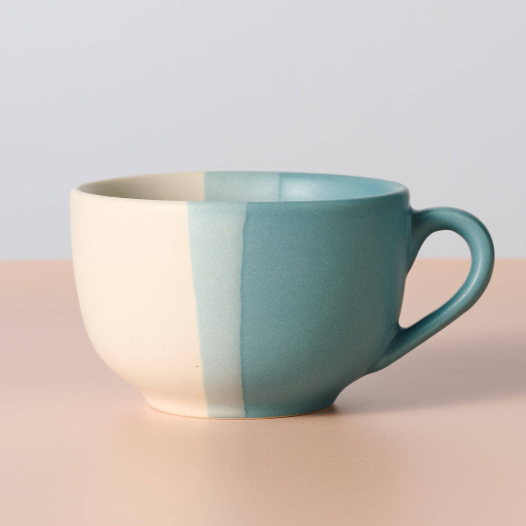 Pheeka Striped Jumbo Mug with Spoon