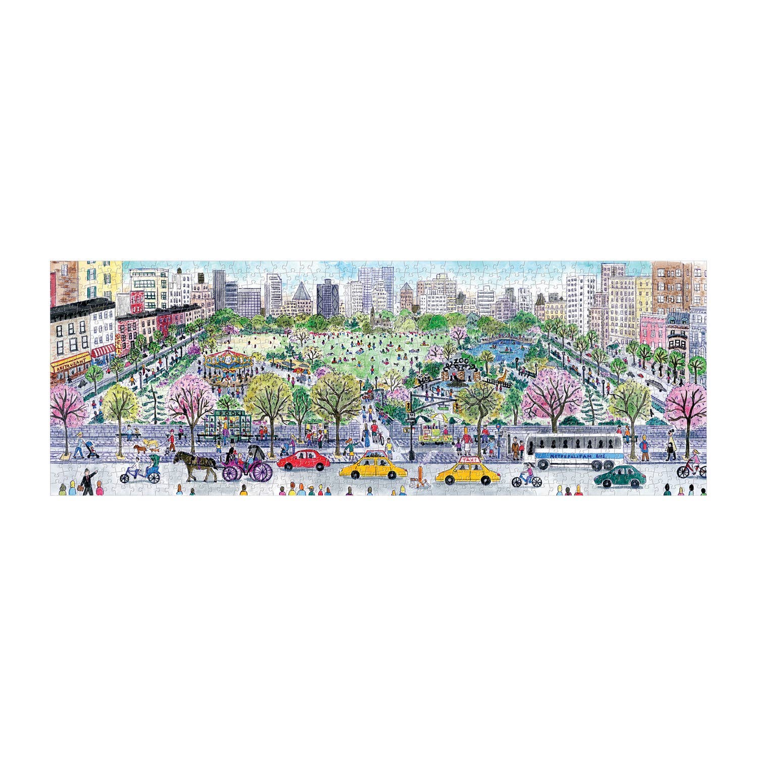 Michael Storrings Cityscape 1000 Piece Panoramic Puzzle