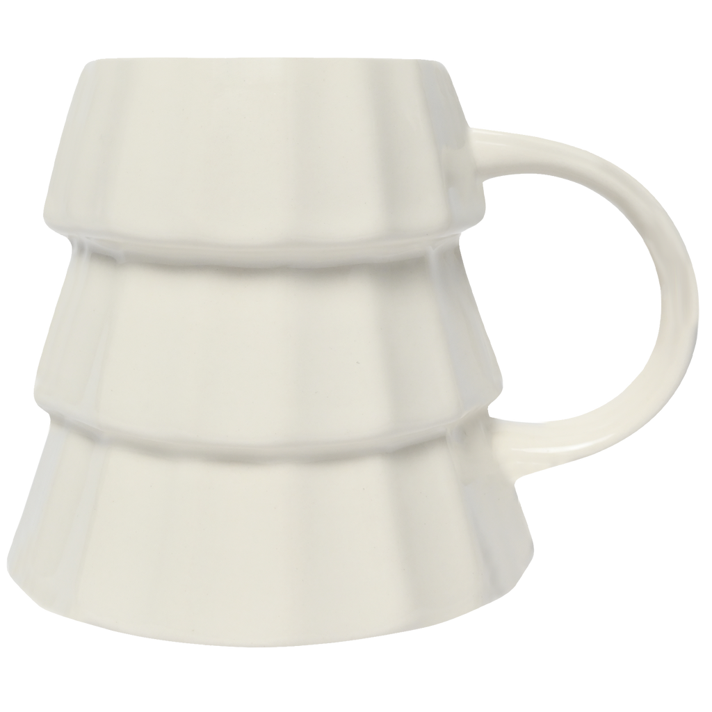 Cream Tree Coffee Mug - Christmas Decor & Gifts
