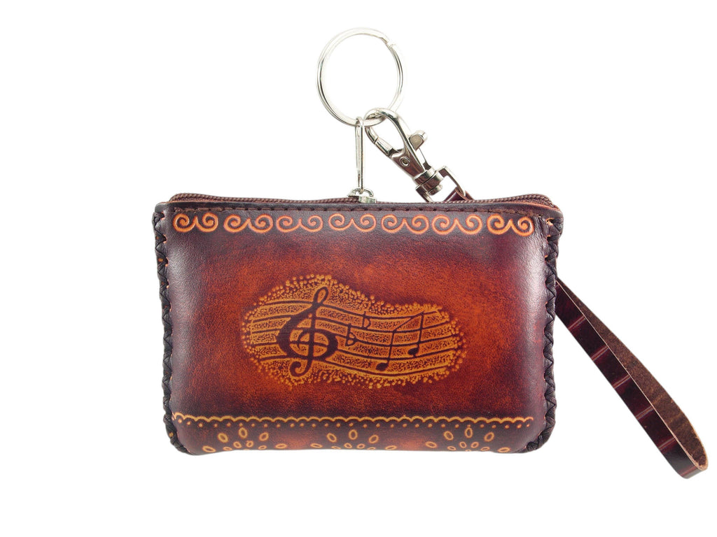 Handmade Leather Muscial Coin Purse