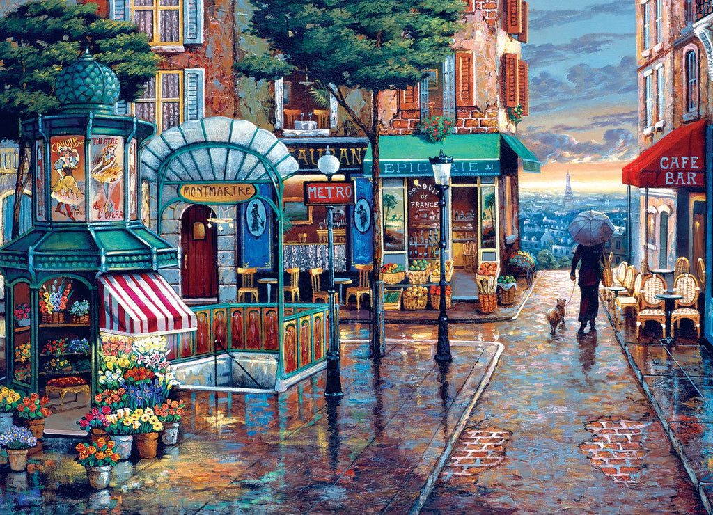 Rainy Day Stroll 1000-Piece Cobble Hill Puzzle