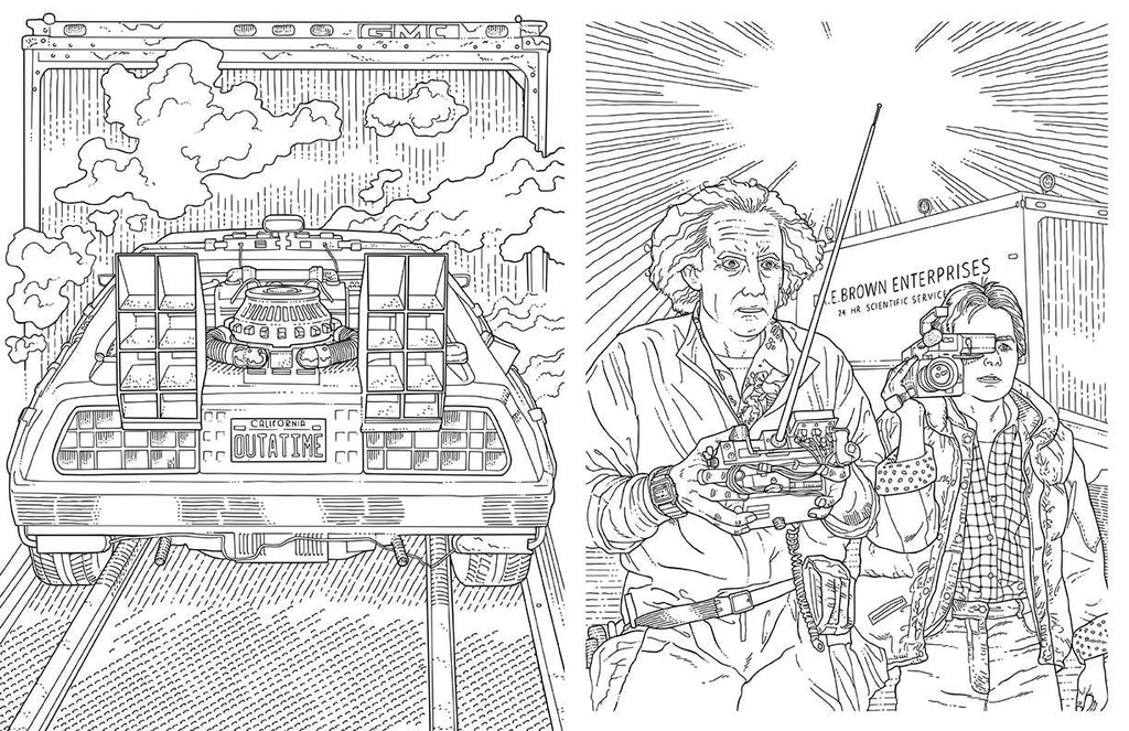 Back to the Future: The Official Coloring Book