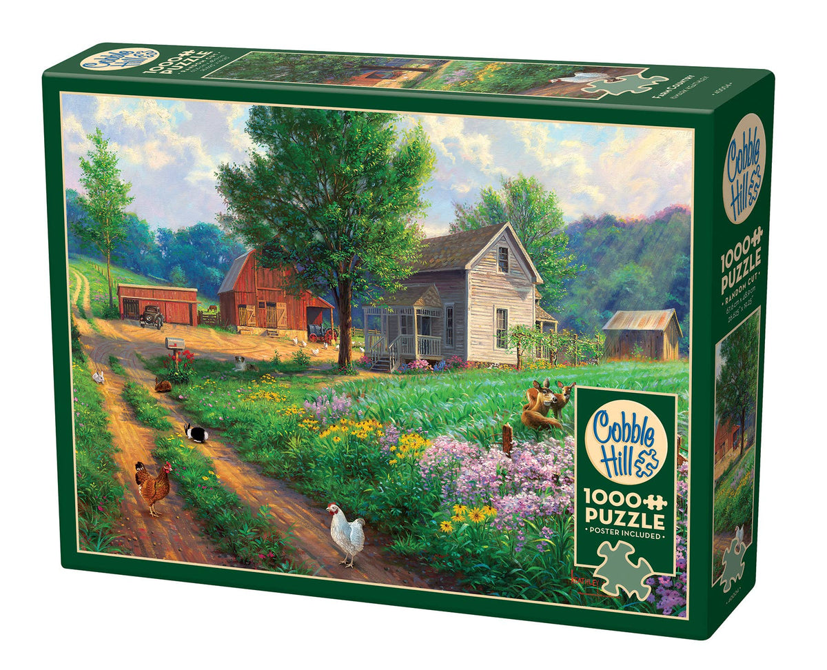 Farm Country 1000-Piece Cobble Hill Puzzle