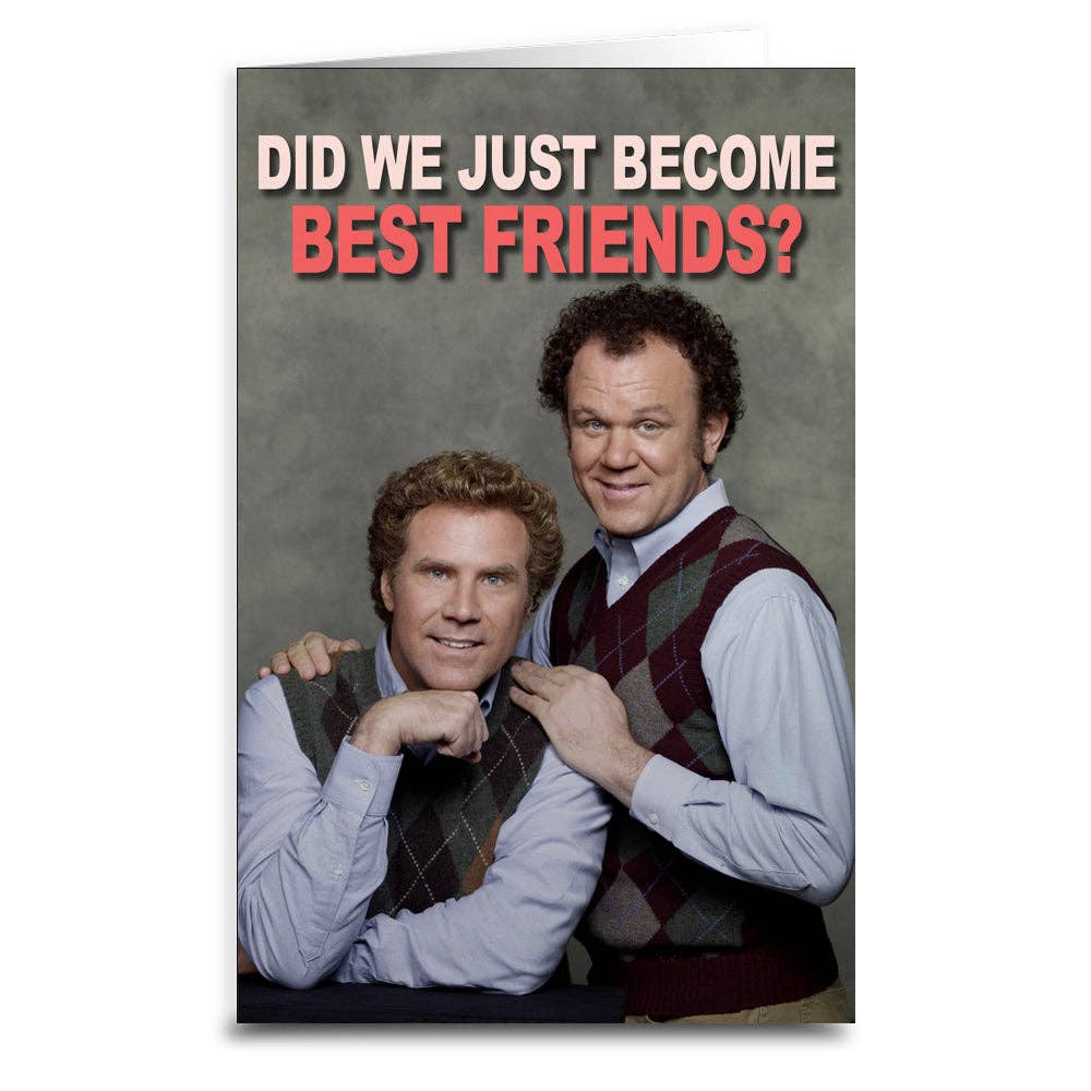 Did We Just Become Best Friends? Greeting Card: Retail Ready Packaging