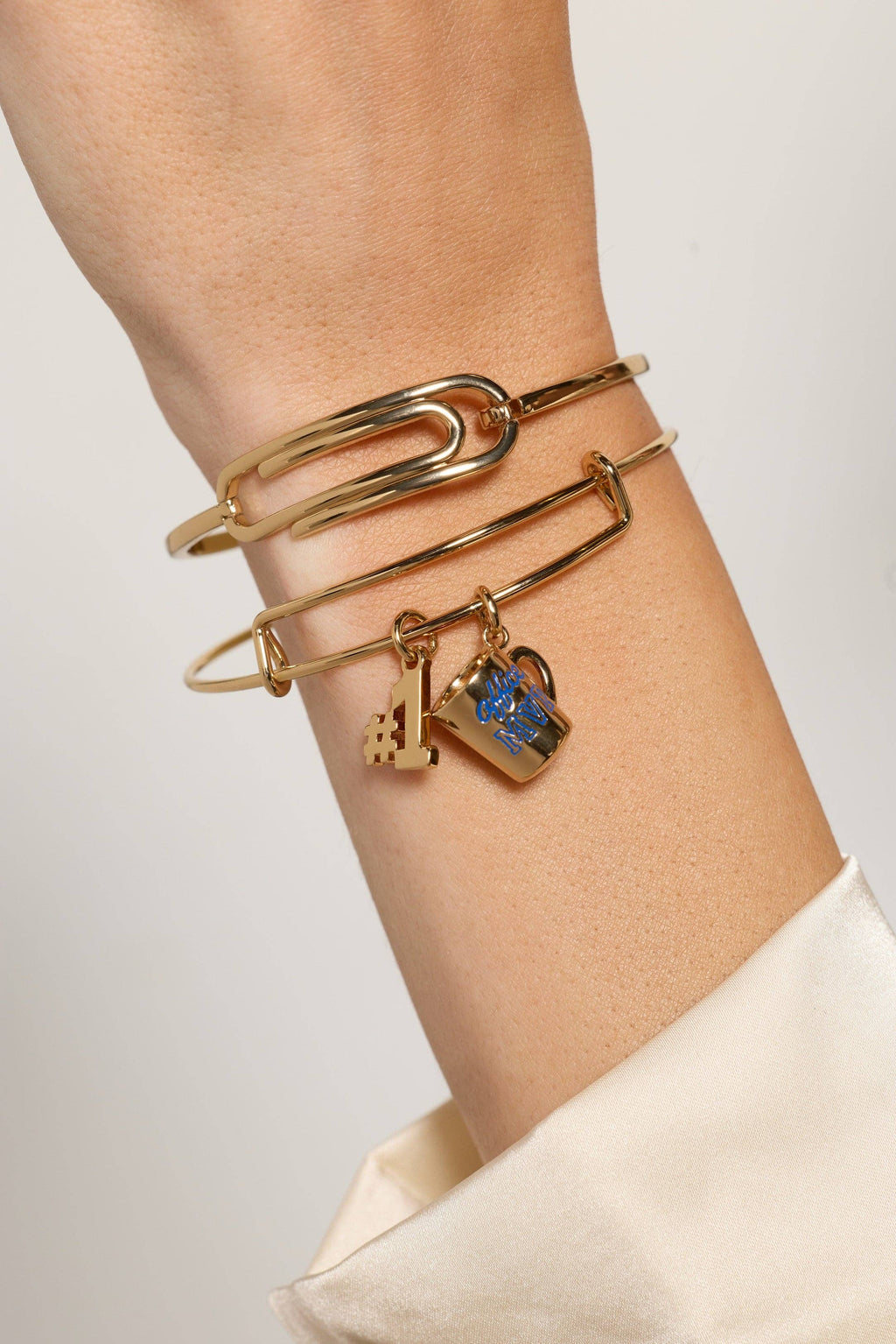 #1 'Office MVP' Mug Bangle: Silver