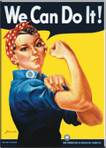 Magnet - Rosie The Riveter We Can Do It! Strength Feminism