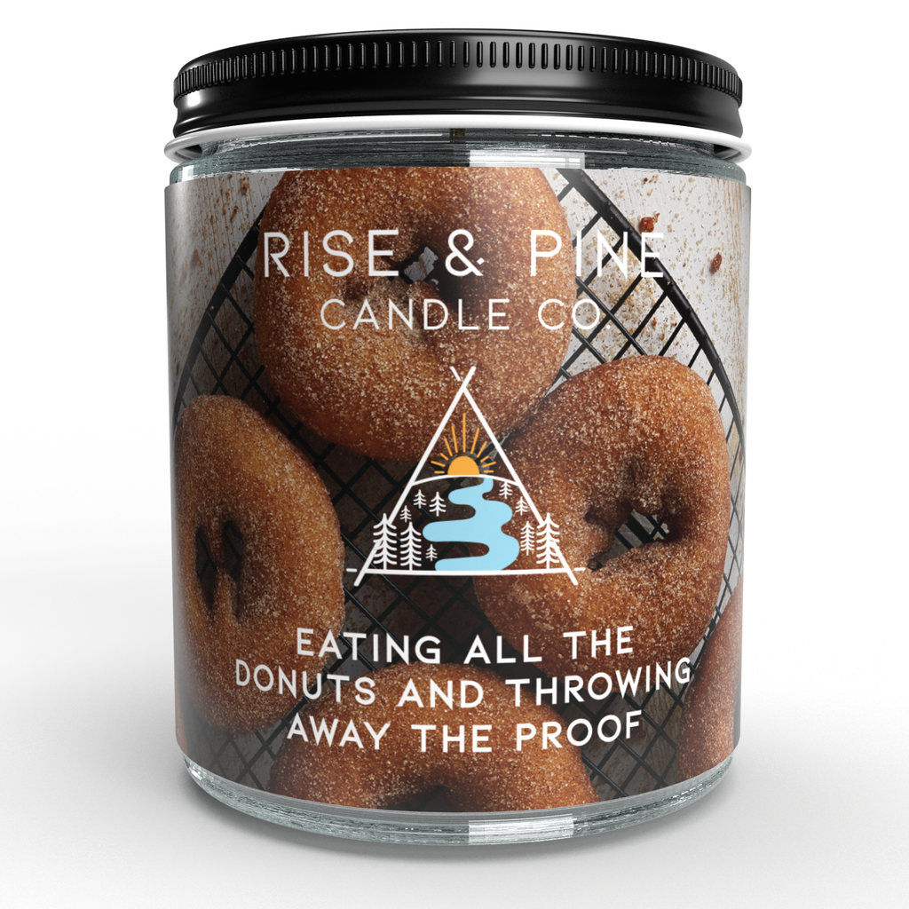 Cinnamon Sugar Donuts Soy Wax Candle -9oz