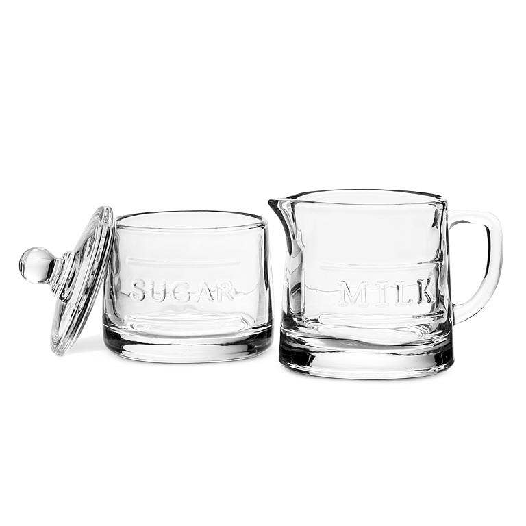 Classic Text Sugar Pot with Lid-4"H (10oz)