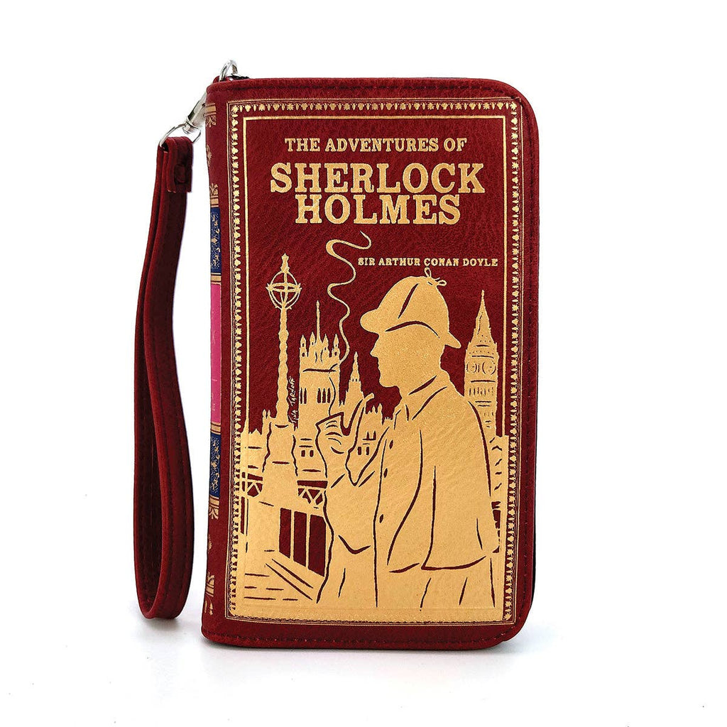 Sherlock Holmes Book Wallet In Vinyl: RED