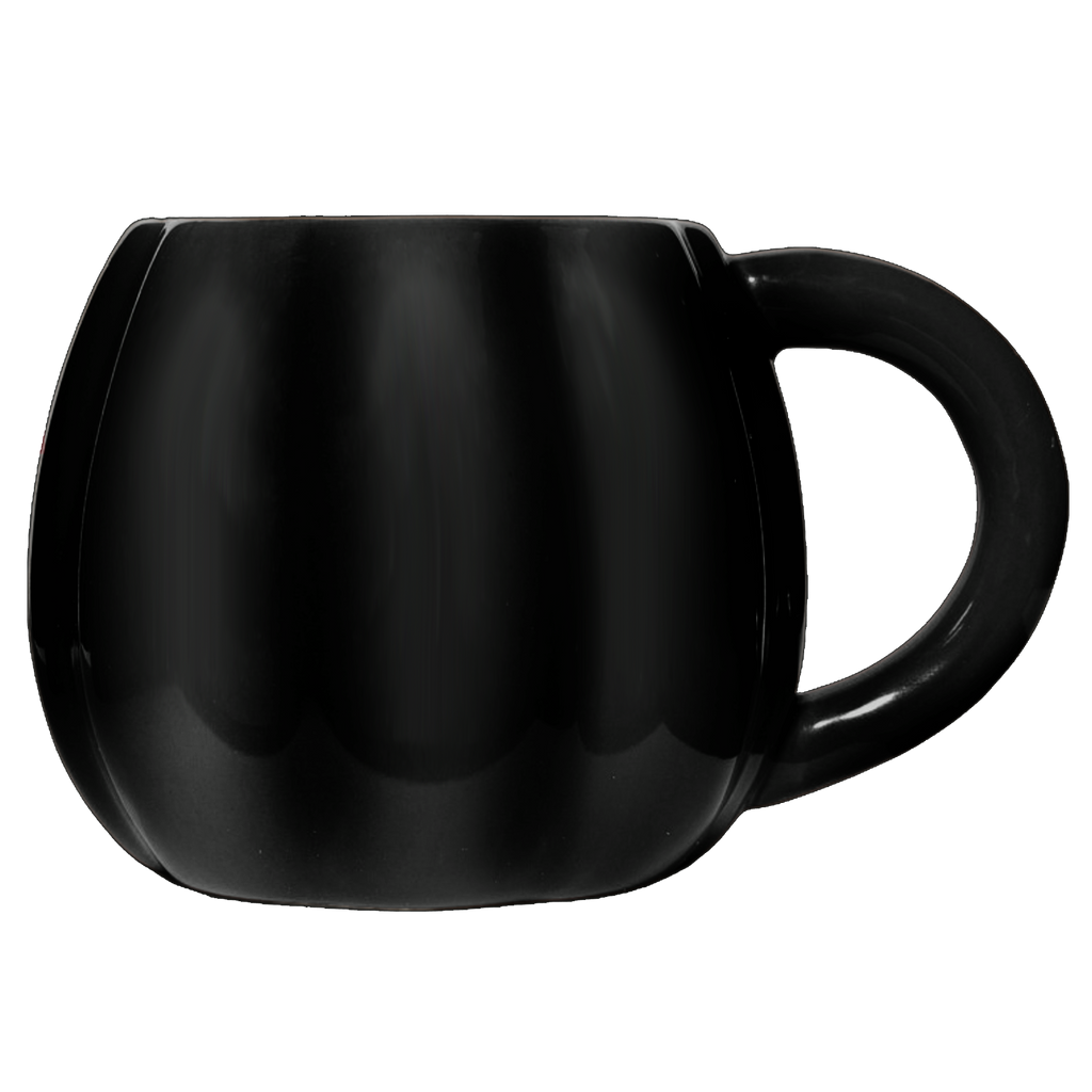 Black Pumpkin Coffee Mug - Fall Decor & Gifts