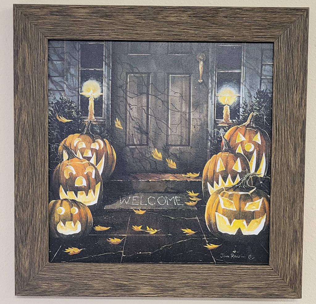 JR342 | Halloween Hello Art Print: 16X16