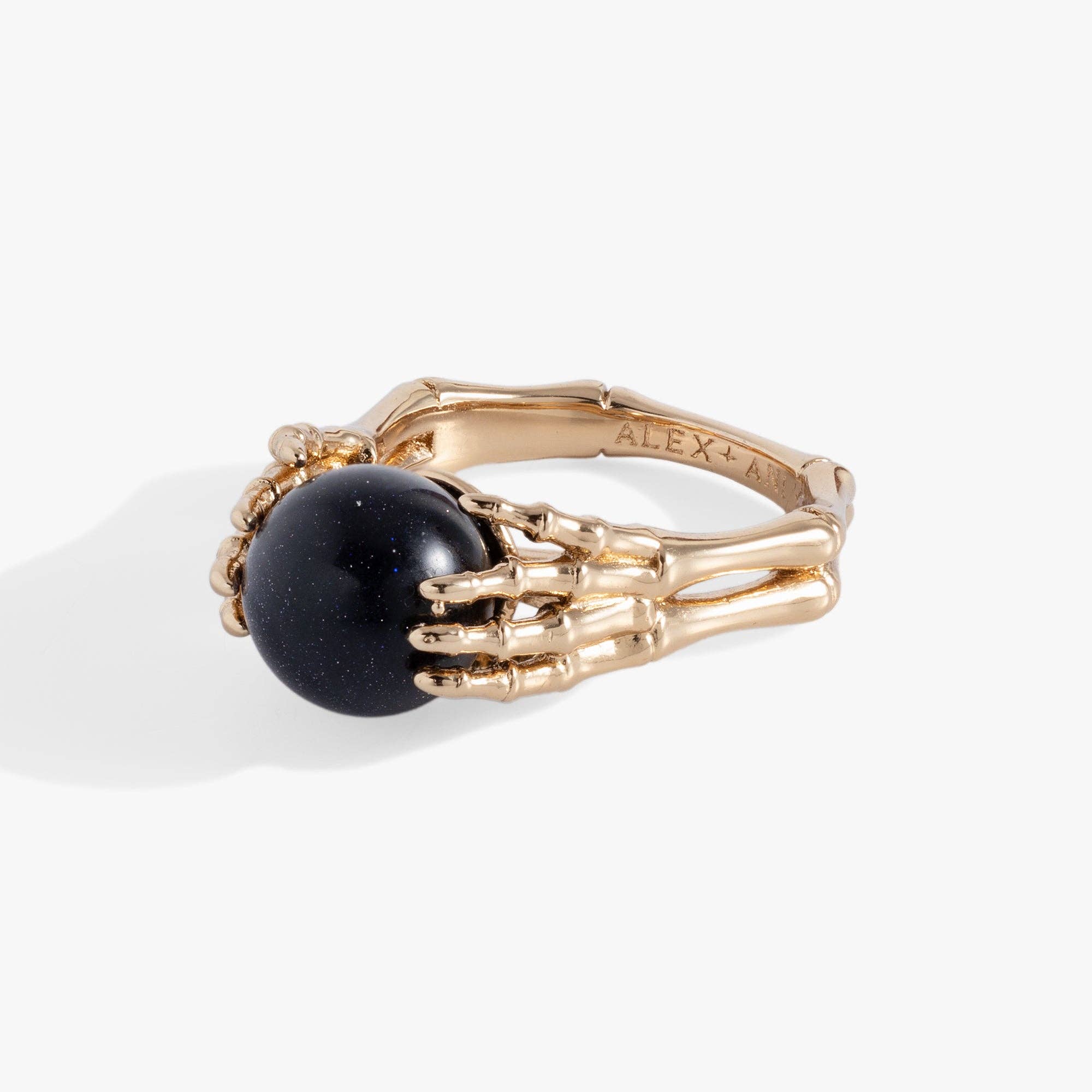 Crystal Ball Ring: Gold