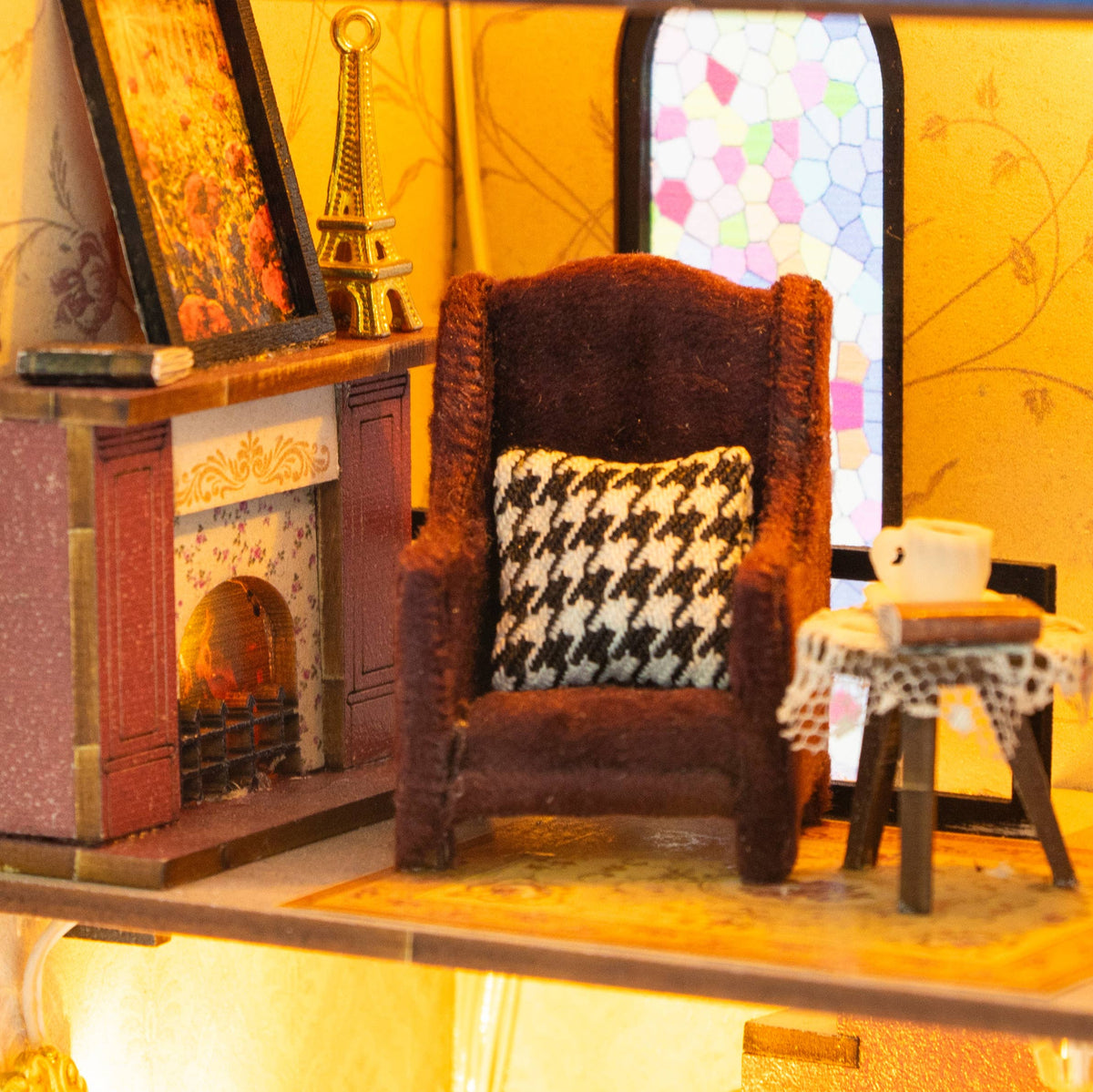 DIY Miniature House Kit: Golden Bakehouse