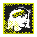 Sticker - Blondie - 4" Stamp Logo - Punk Rock 1980s Music