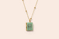 Little Women Book Locket Necklace Literary Gift: Gold Plated