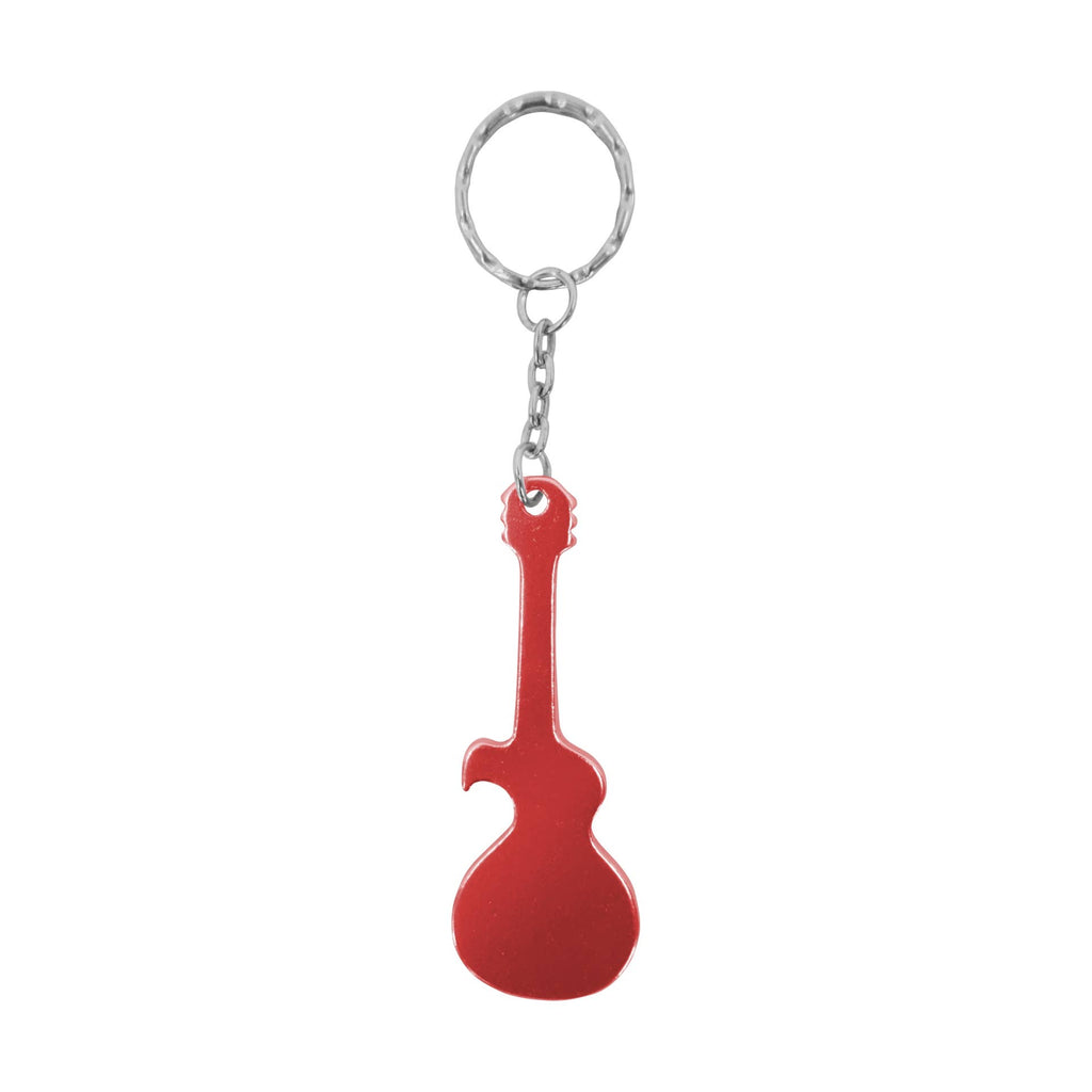 Keychain - Guitar Bottle Opener - 6 Colors - Music Gift Rock: Black