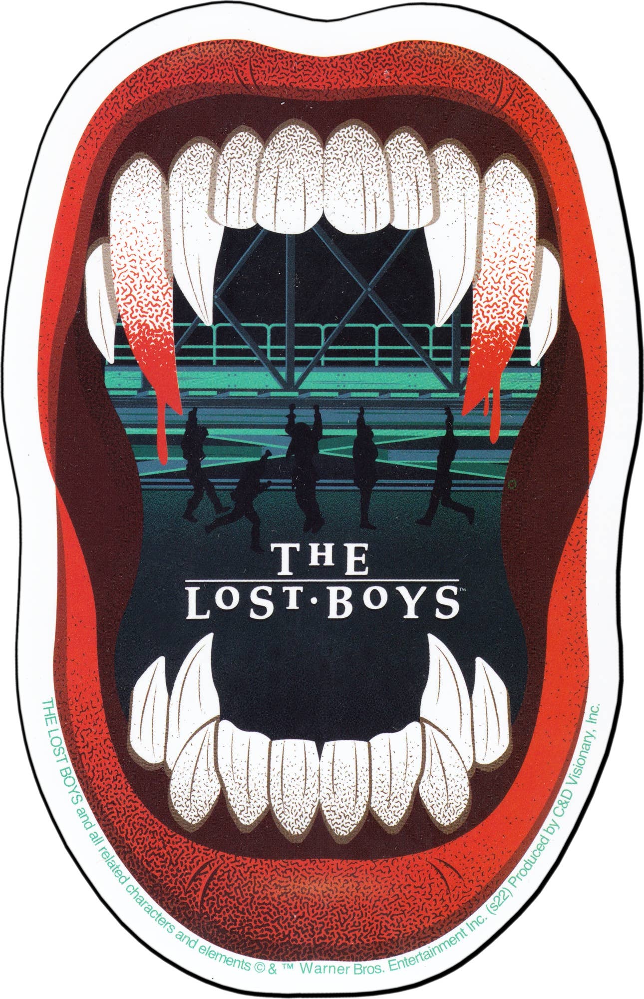 Sticker - The Lost Boys - Fang Logo - 5.5" - Horror Movies