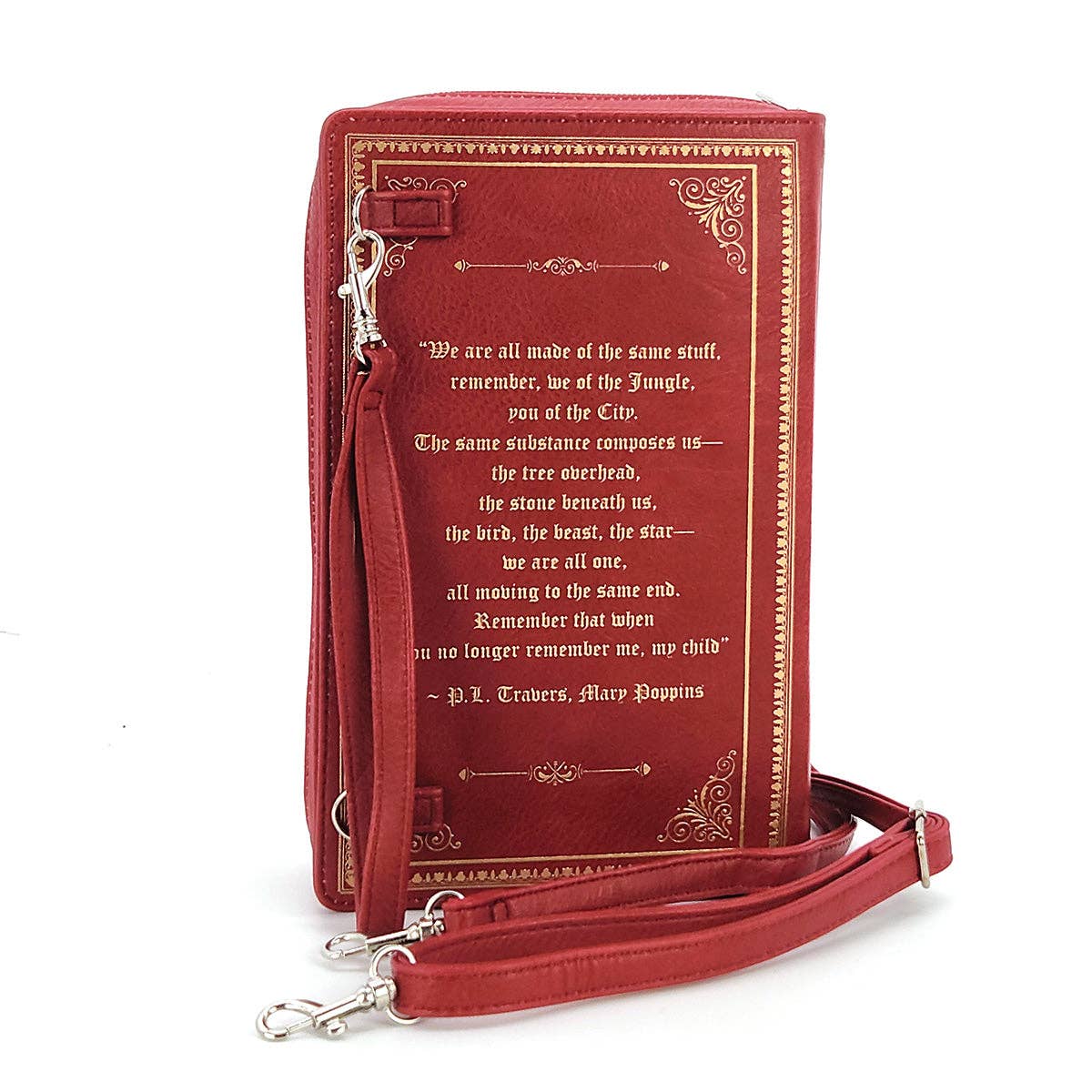 MARY POPPINS BOOK CLUTCH BAG IN VINYL