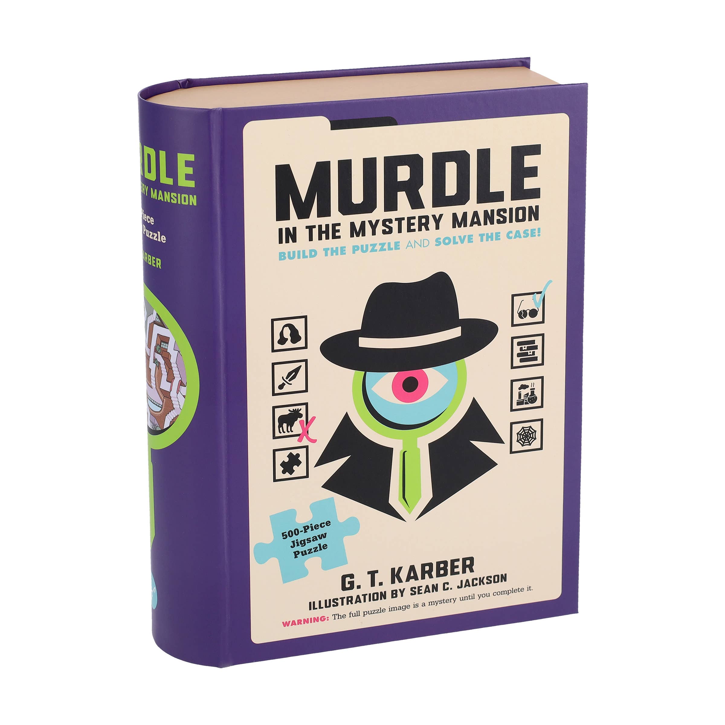 Murdle in the Mystery Mansion 500-Piece Jigsaw Puzzle