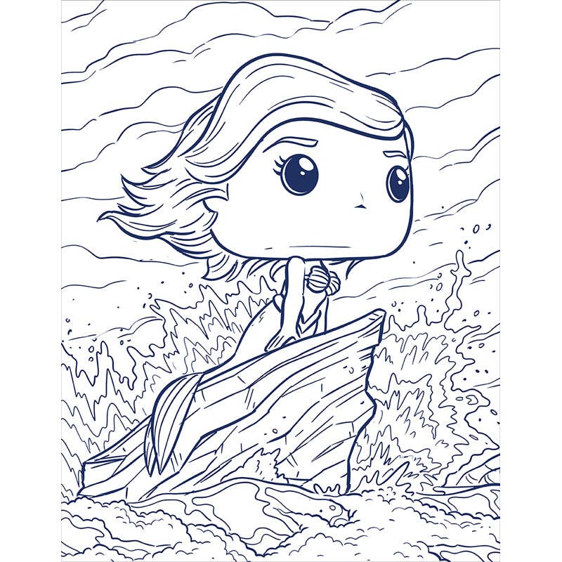 Disney Princess: The Official Funko POP! Coloring Book - NEW