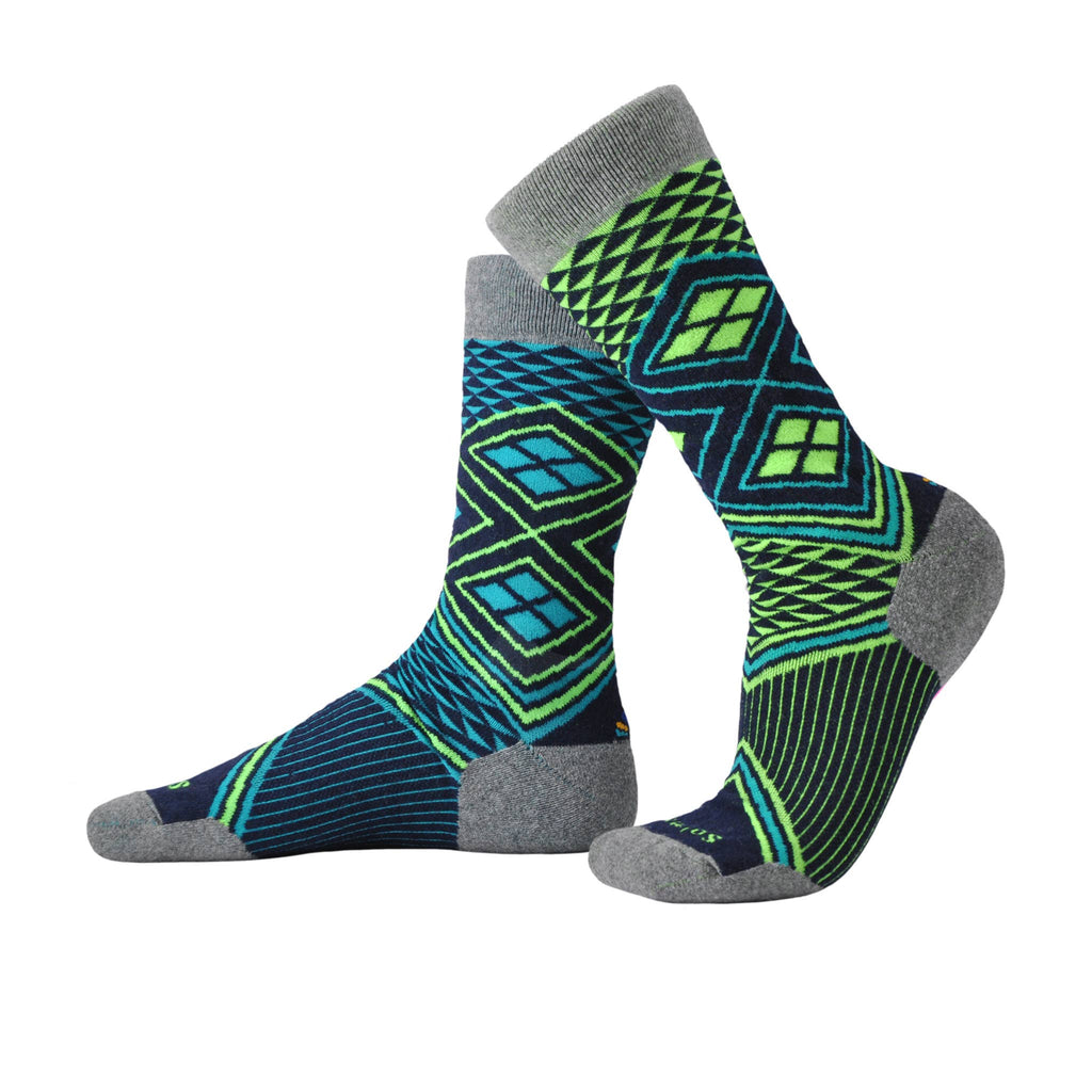 Crew Performance Wool Socks - Lime | Eco-Friendy Athletic : Small/Medium (Women 5-10 / Men 4-8)