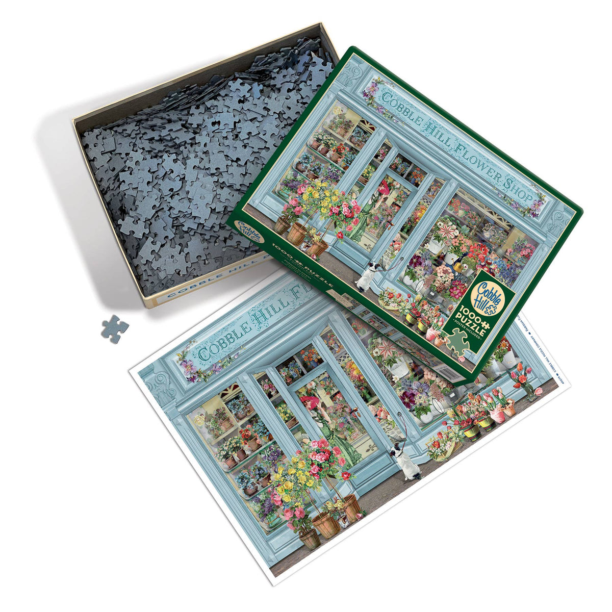 Parisian Flowers 1000-Piece Cobble Hill Puzzle